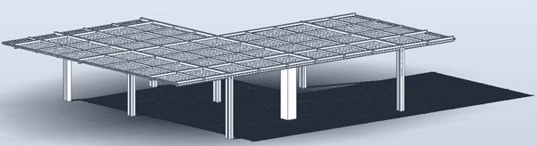 img  - Supantă metalică, conlucrnd cu o placă de beton armat